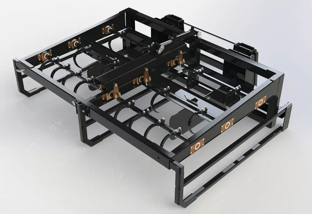 Top Dog Attachments 6-Pack Bale Accumulator Grapple | Max Lift 6 Bales | Width 84” | 15 – 20 GPM | For Skid Steers