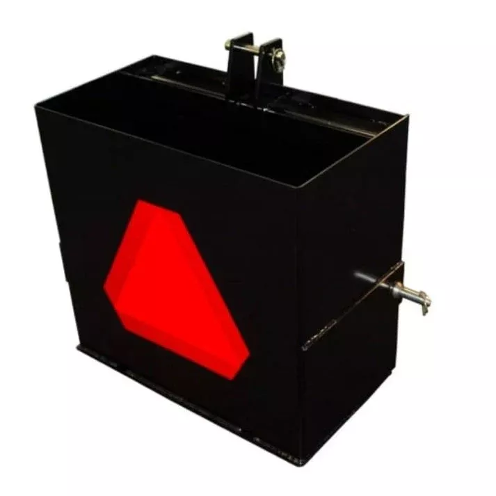 Top Dog Attachments Cat 1-3 Point Ballast Box | Stability & Counterbalance | Dimensions 25.5″ x 13.75″ x 24″ | Weight 155 lbs | Horsepower 30-50 HP | For Tractors