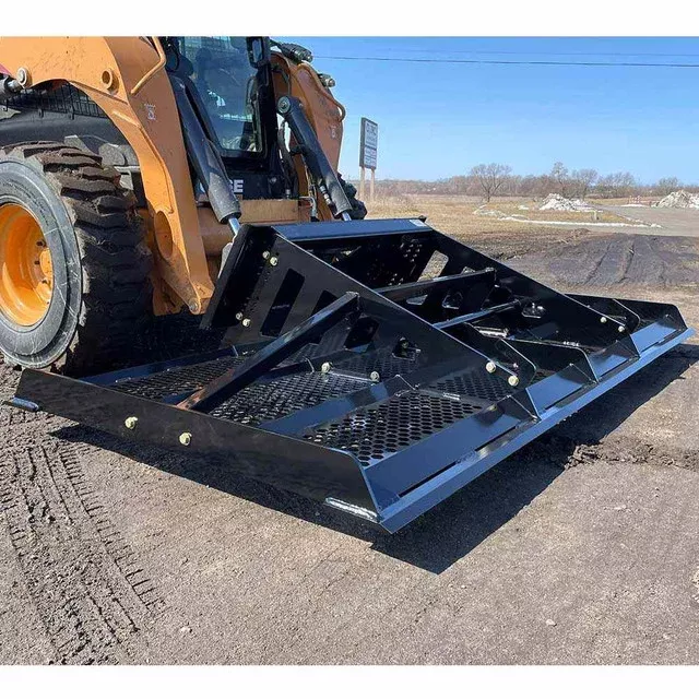 Top Dog Attachments Land Plane | Width 79″ & 101″ | 30-40+ GPM | For Skid Steers