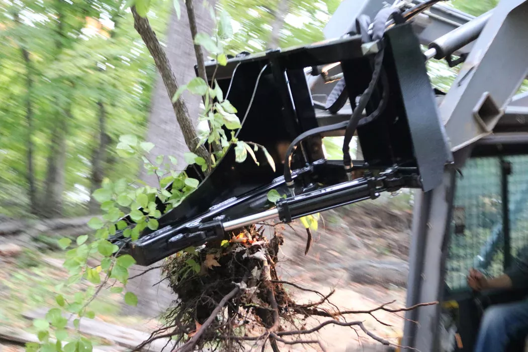Top Dog Attachments Low Profile Tree Puller | Width 46" | 15-25 GPM | For Skid Steers