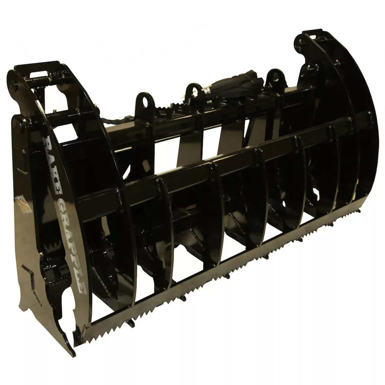 Top Dog Attachments Rake Grapple | Width 72″ & 78″ | 15–25 GPM | For Skid Steers