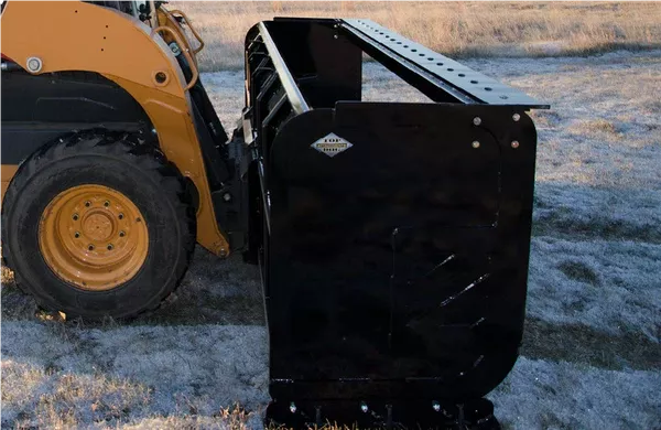 Top Dog Attachments Snow Pusher | Width 96″ & 120″ | 30–40+ GPM | For Skid Steers