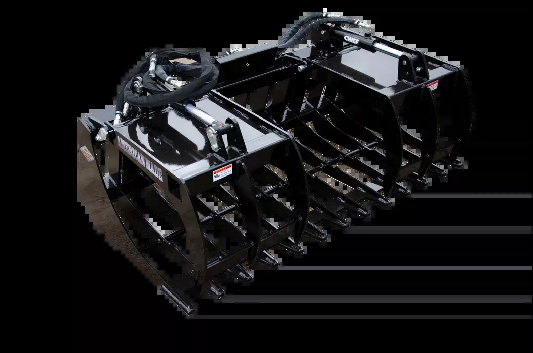 Top Dog Attachments T/S Grapple | Width 60″ & 72″ | 15-20 GPM | For Skid Steers