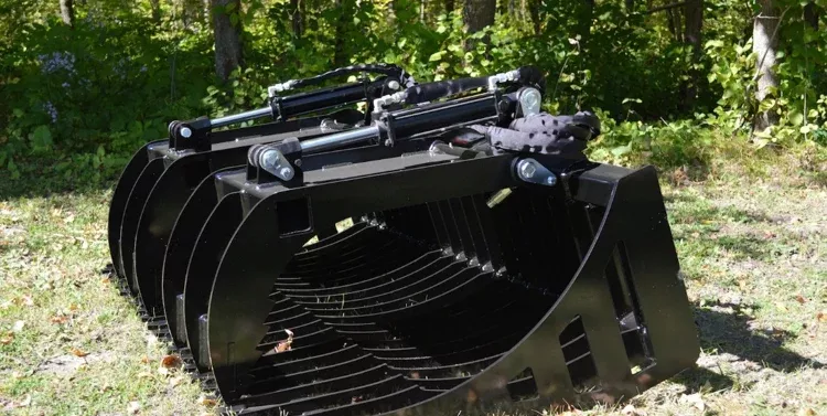 Top Dog Attachments Utility Grapple | Width 72” | 15-20 GPM | For Skid Steers