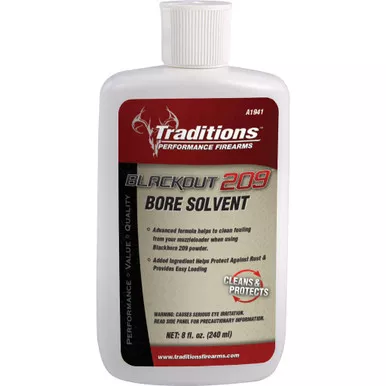 Traditions A1941 Blackout 209 Bore Solvent, Oil Based Liquid, 8 Ounce, Clear