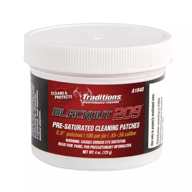 Traditions Blackout 209 Pre-Saturated Cleaning Patches