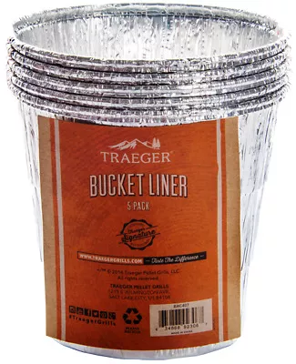 Traeger Aluminum Grease Bucket Liner #BAC407