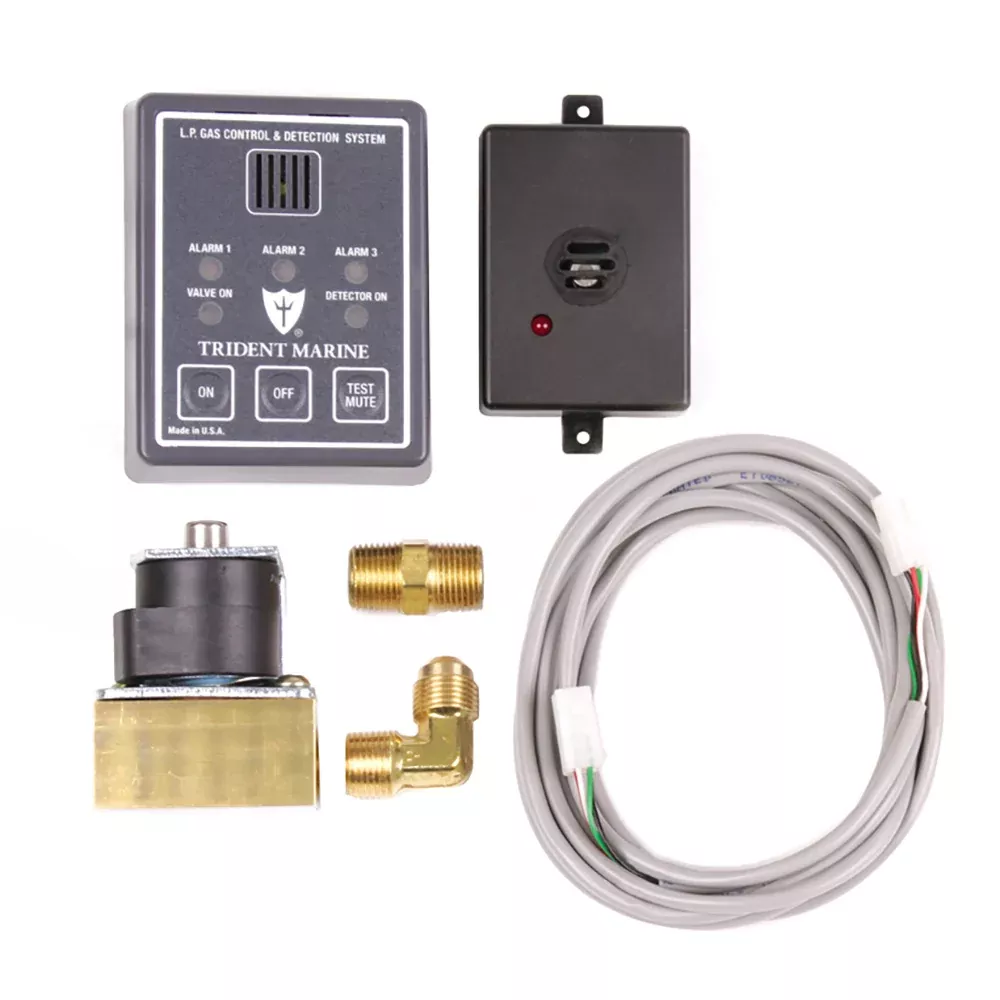 Trident Marine 12V Low-Pressure 3/8" Solenoid Kit w/Control Panel - 1300-7761-KIT