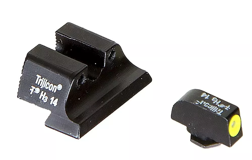 Trijicon Night Sight Set Hd - Yellow Outline For Glock 21