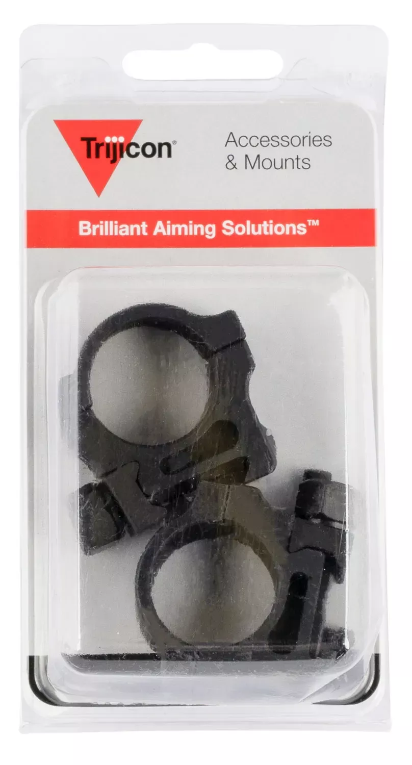 Trijicon Scope Ring SetPicatinny Rail 1″ Black Hardcoat Anodized Aluminum