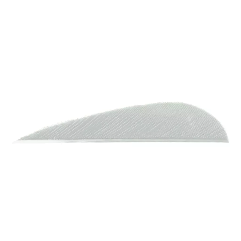 Trueflight Parabolic Feathers White 3 In. Rw 100 Pk.
