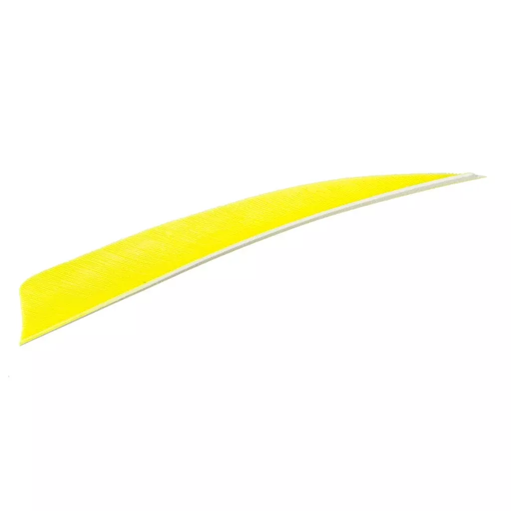 Trueflight Shield Cut Feathers Chartreuse 5 In. Lw 100 Pk.