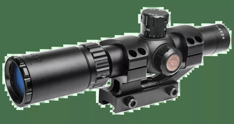 Truglo Tactical 1-4x24mm Scope - 30mm Tube Bdc Mil-dot