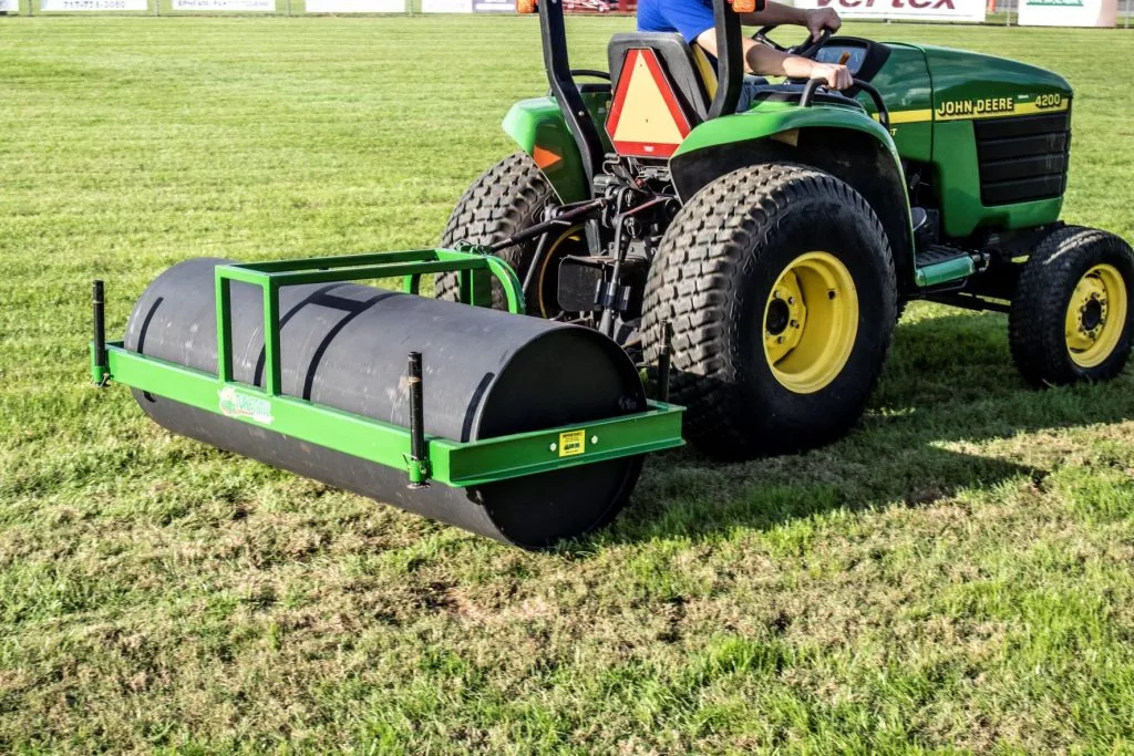 TurfTime Heavy Duty Turf Rollers | Advantage Rollers (AR-30 Series) | Width 66″-150″ | Horsepower 40-75 HP | Hydraulic Flow 12-18 GPM | For Tractors & Skid Steers