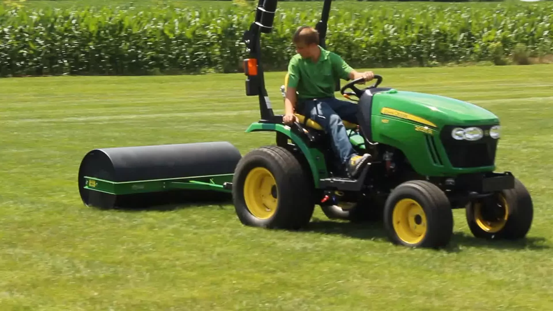 TurfTime Heavy Duty Turf Rollers | Landscape Rollers (LR-24 Series) | Width 66″-150″ | Horsepower 40-75 HP | Hydraulic Flow 12-18 GPM | For Tractors & Skid Steers