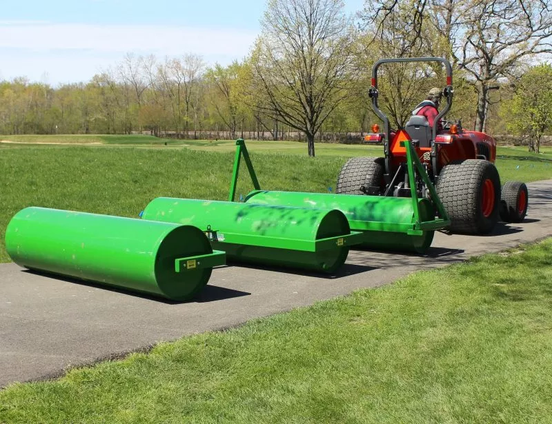 TurfTime Triple Gang Fairway Rollers | Model AR/LR-3G Series | Working Width 36″-84″ | Horsepower 40-90 HP | For Tractors