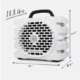 Turtlebox Grande: Loud! Outdoor Portable Bluetooth 5.0 Speaker