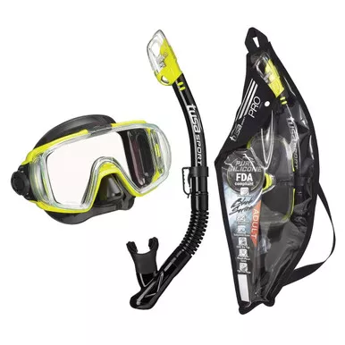 TUSA Visio Tri-Ex Adult Mask and Snorkel Combo