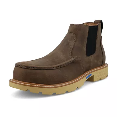 TWISTED X Men’s 4in Work Chelsea Shitake Boots (MXCN003)