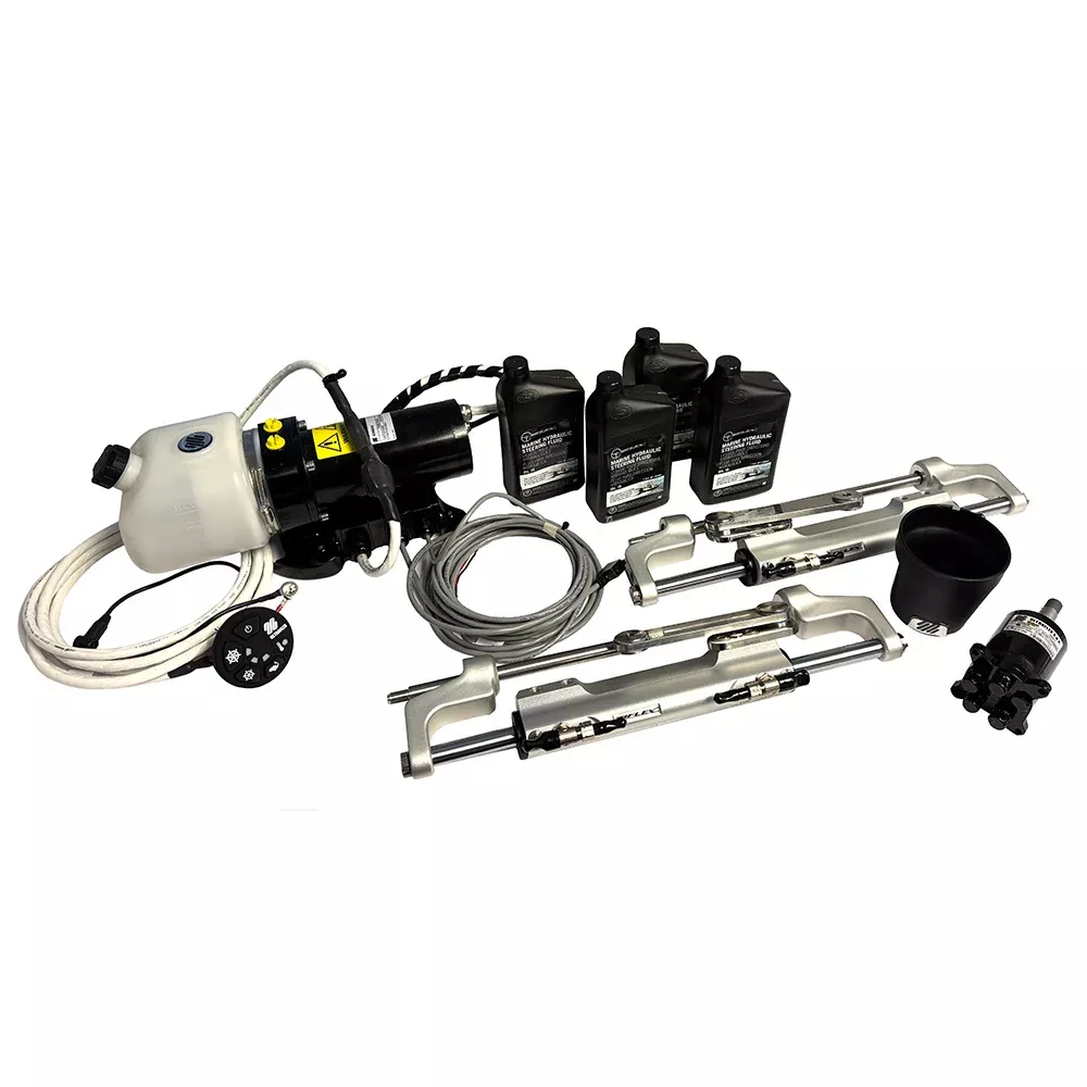 Uflex MasterDrive Steering System – Single Station/Twin Cylinder Kit – UC128TS – SVS 1 & UC128TS – SVS 1P Cylinders – MD40-D1F