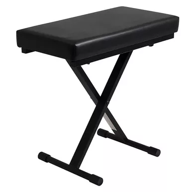 ULTIMATE SUPPORT JamStands Extra Capacity 300 LBS Keyboard Bench (JS-XB100-B)