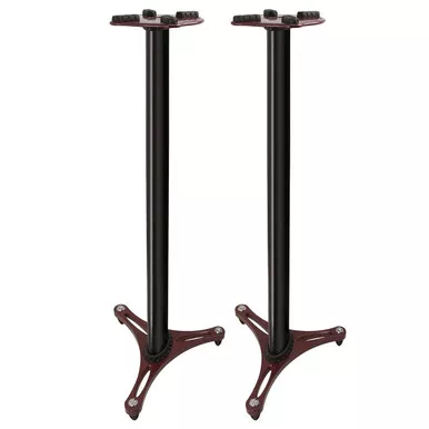 ULTIMATE SUPPORT MS Series Red Professional Column Studio Monitor Stands, Pair (MS-90-45R)