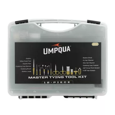 UMPQUA Dreamstream+ 12-Piece Tan Master Tying Tool Kit (33137)