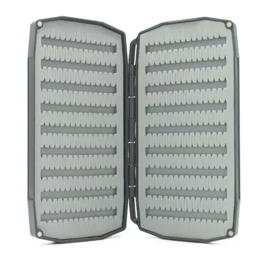 UMPQUA UPG Foam Double Essential Large Gray Fly Box (30088)