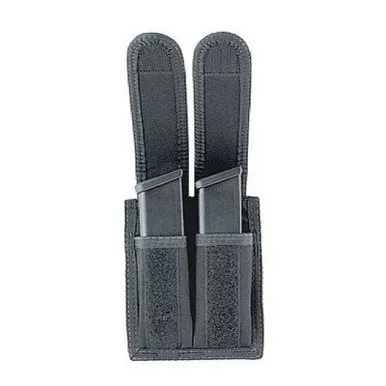 Uncle Mike's Universal Double Mag Pouch Nylon Cordura Black 88291