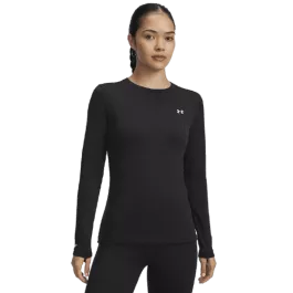 Under Armour Women's UA Base™ 2.0 Crew - Black/White - L