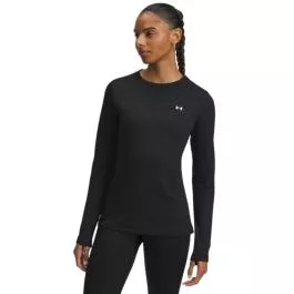 Under Armour Women's UA Base™ 4.0 Crew - Black/White - M