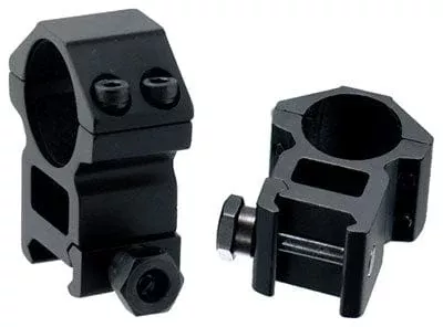 Utg Rings 1″ High Profile – Matte Black Picatinny/weaver
