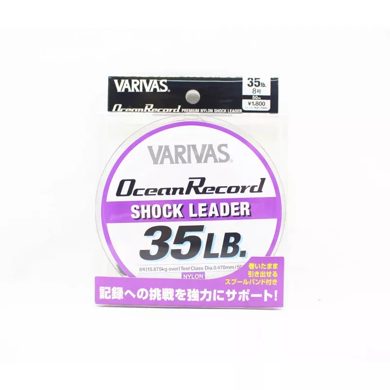 Varivas Nylon Ocean Record Shock Leader Line 50m 35lb (9716)