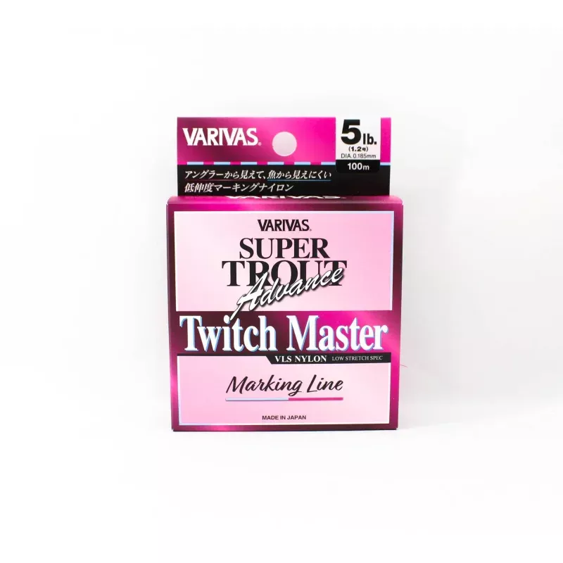 Varivas Nylon Super Trout Advance Twitch Master Line 100m 5lb Pink (0198)