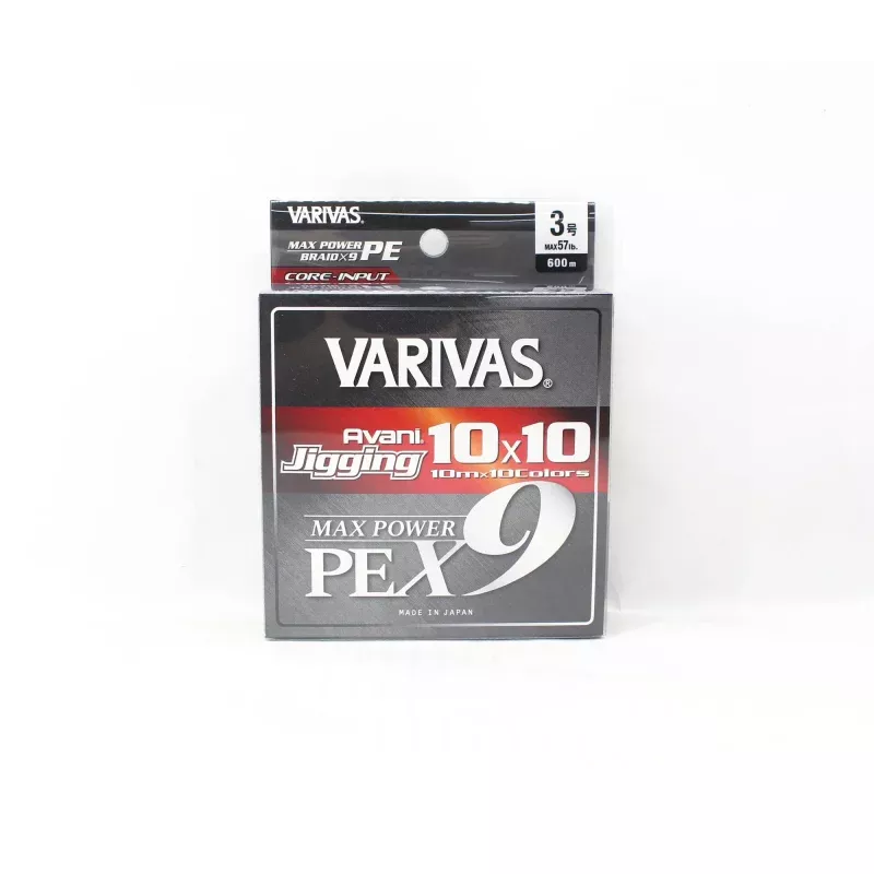 Varivas P.E Line Avani Jigging Max Power 10×10 X9 600m P.E 3 57lb (8867)