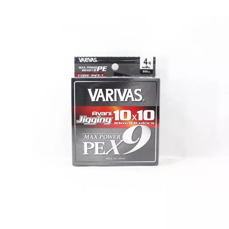 Varivas P.E Line Avani Jigging Max Power 10×10 X9 600m P.E 4 68lb (8874)