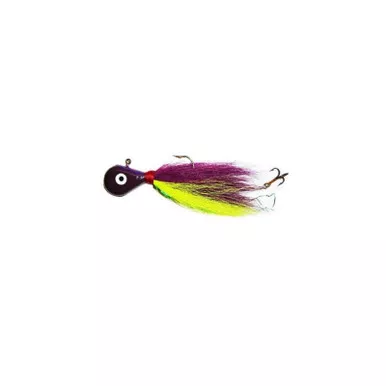 Venom High Dollar Hair Jig Purple Chartreuse 5/8oz