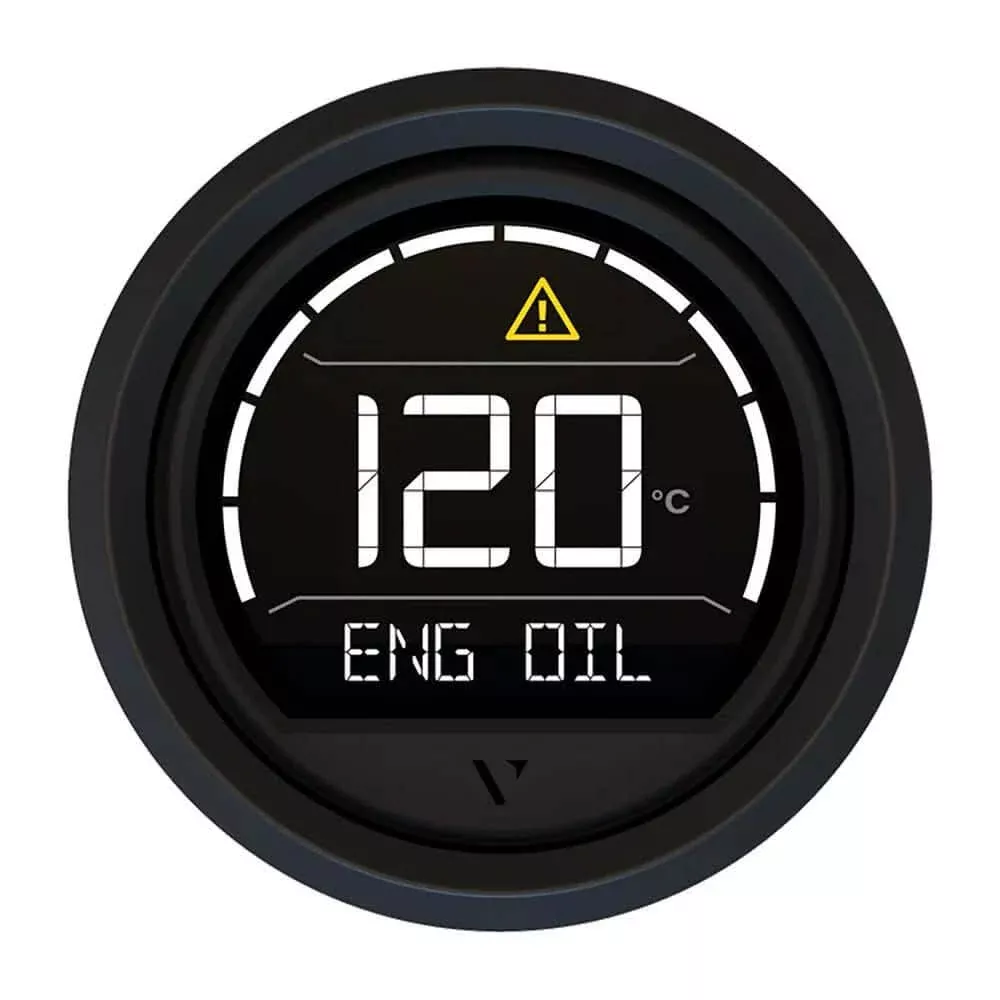 Veratron VL Digital 52 with Triangular Black Bezel – Advanced Digital Instrumentation – B00205701