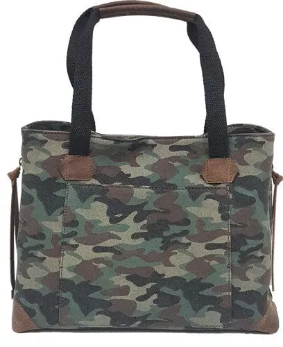 Versacarry Conceal Carry Purse – Canvas Camo Tote Style<