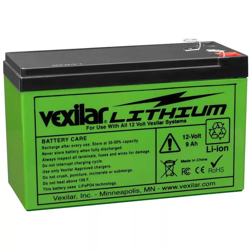 Vexilar V-100L 12V Lithium Ion Battery for Flasher and Pack Devices – V-100L