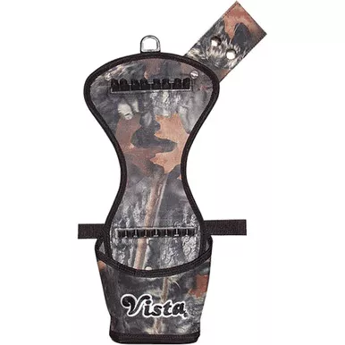 Vista 4277CM Predator Broadhead Side Quiver, 4 Arrow Capacity, Camoflage, Right Hand/Left Hand