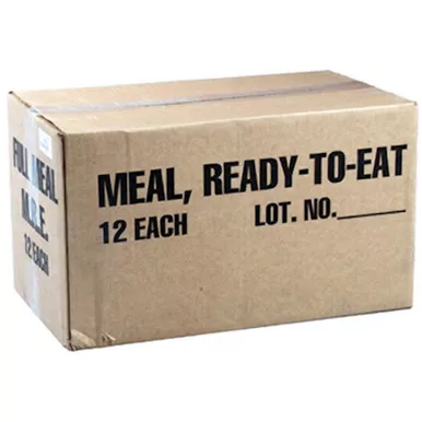 Voodoo Tactical 09-9177000000 THE BASIC 12 Complete MRE Meals