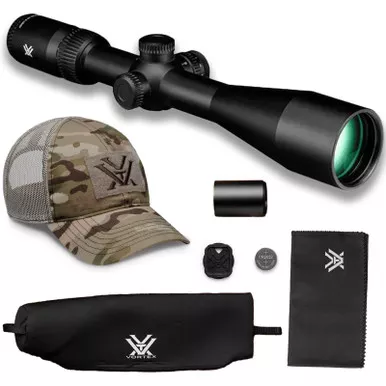 VORTEX Crossfire HD 6-18x50 Illuminated Dead-Hold 2A BDC MOA Riflescope with Counterforce Multicam Camo Cap (CFR-61801i+120-64-MUL)
