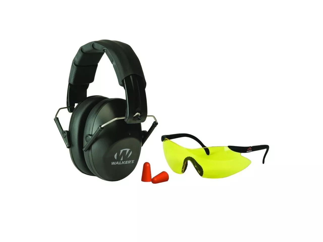 Walkers Low Profile Muffs w/ Glasses and Plugs