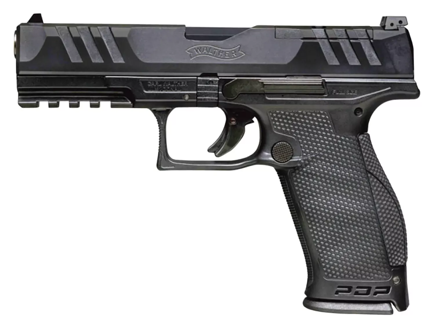 Walther PDP 9mm 5″ Barrel 18rd Optic Ready Black pistol