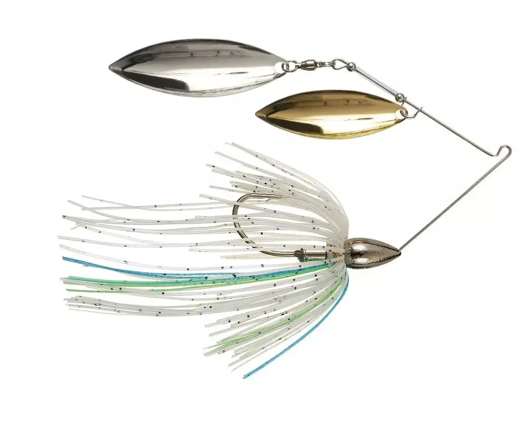 War Eagle Double Willow Nickel Spinnerbait – 3/8 oz. Blue Herring