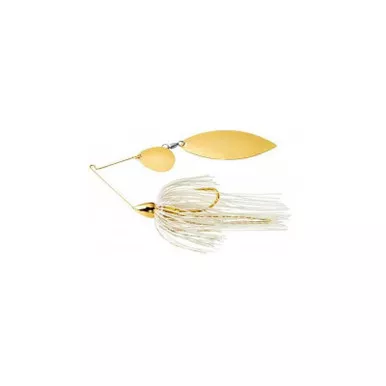 War Eagle Tandem Willow/Colorado Gold Frame Spinnerbait Gold Black 3/8