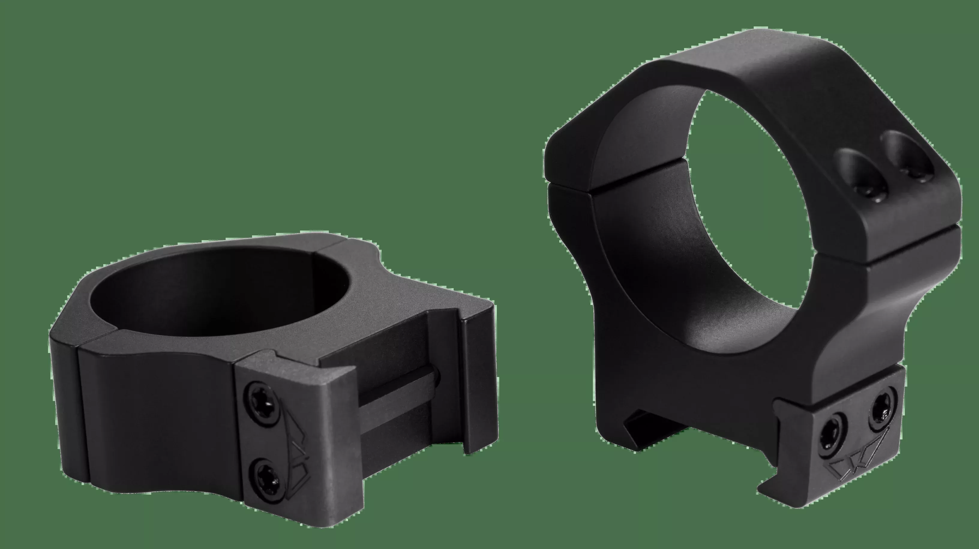 Warne Maxima Horizontal Pa Scope Rings Matte Black 1 In. High