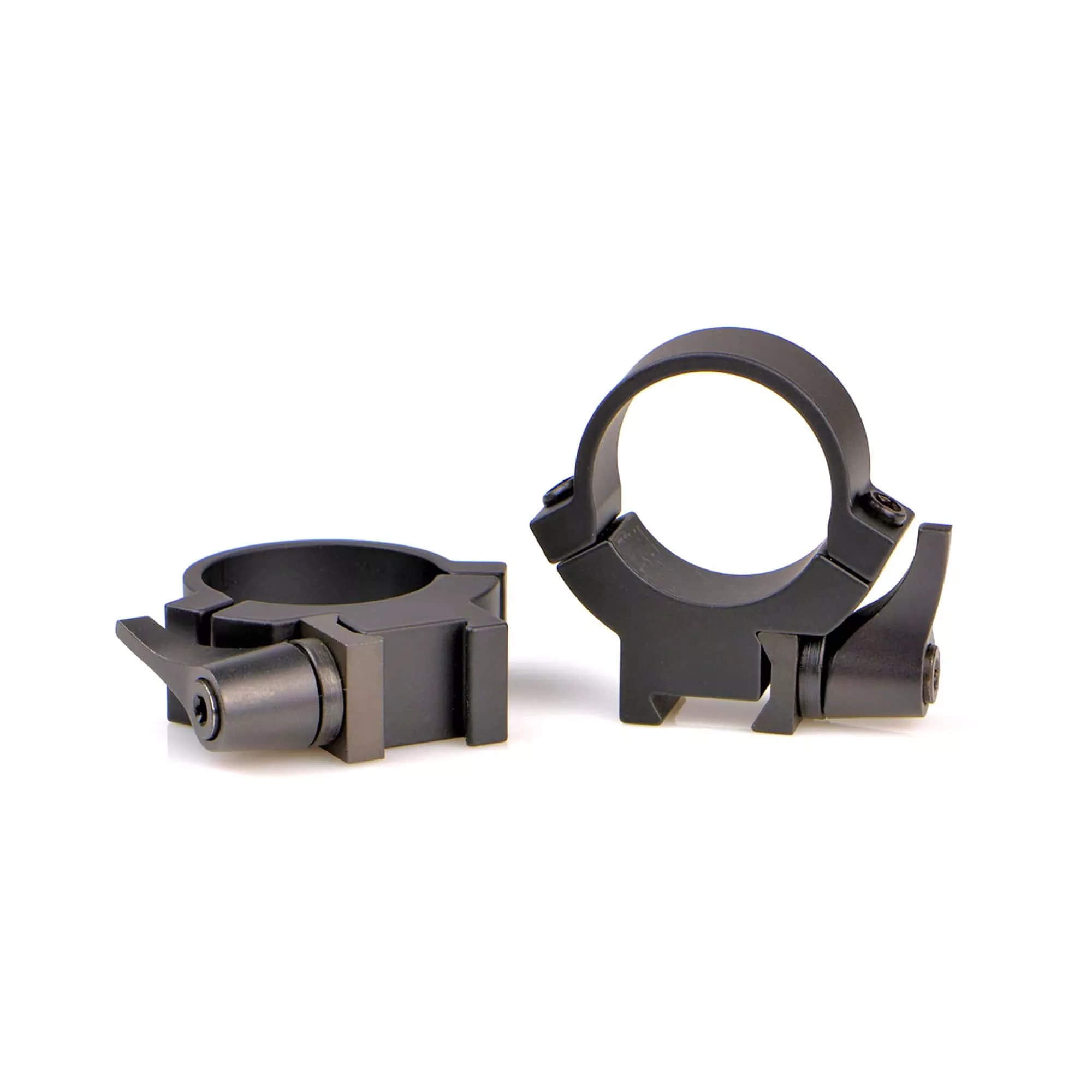 Warne Maxima Horizontal Qd Rimfire Scope Rings 3/8 Dovetail Matte Black 1 In. Medium