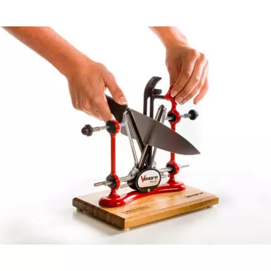 Warthog Sharpeners V-Sharp Classic 2 Knife Sharpener 325 Grit Red